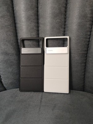 适用于小米折叠mixfold2手机保护套mixfold2原厂全新手机壳,银色小米mixfold2手机保护壳