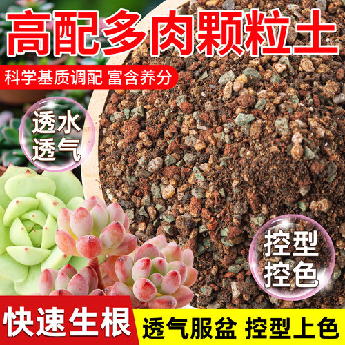 官方推荐进口多肉专用颗粒营养土