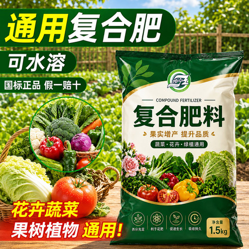 复合肥素材农用种菜果树养花肥