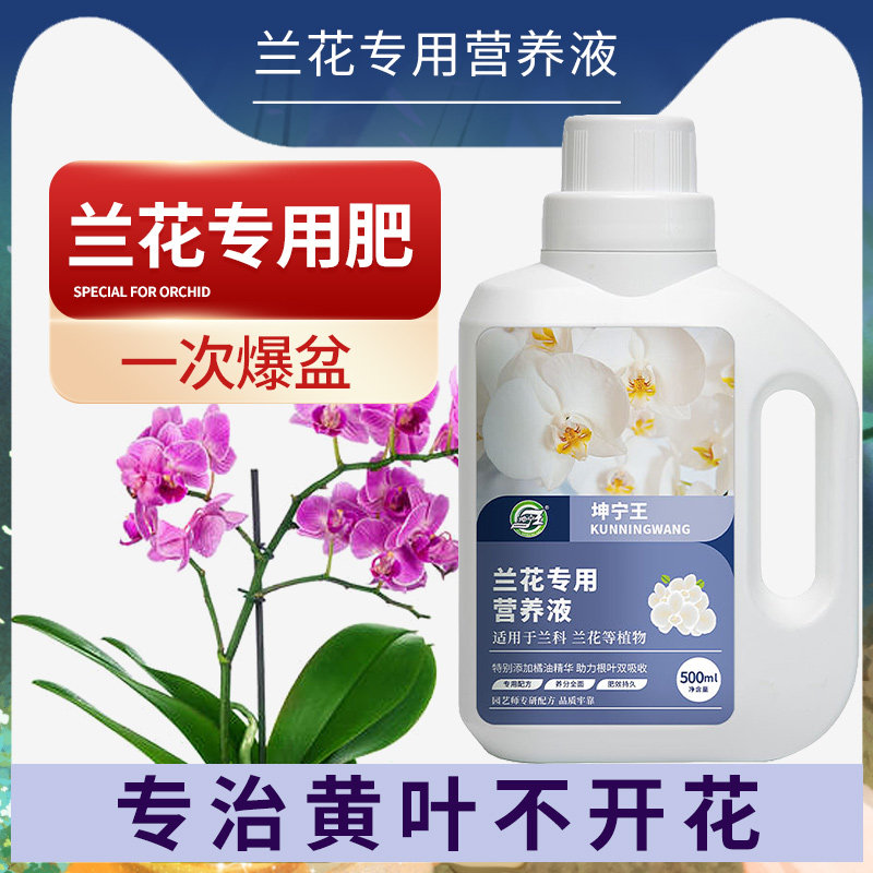 兰花专用肥蝴蝶兰通用蟹爪兰吊兰图片