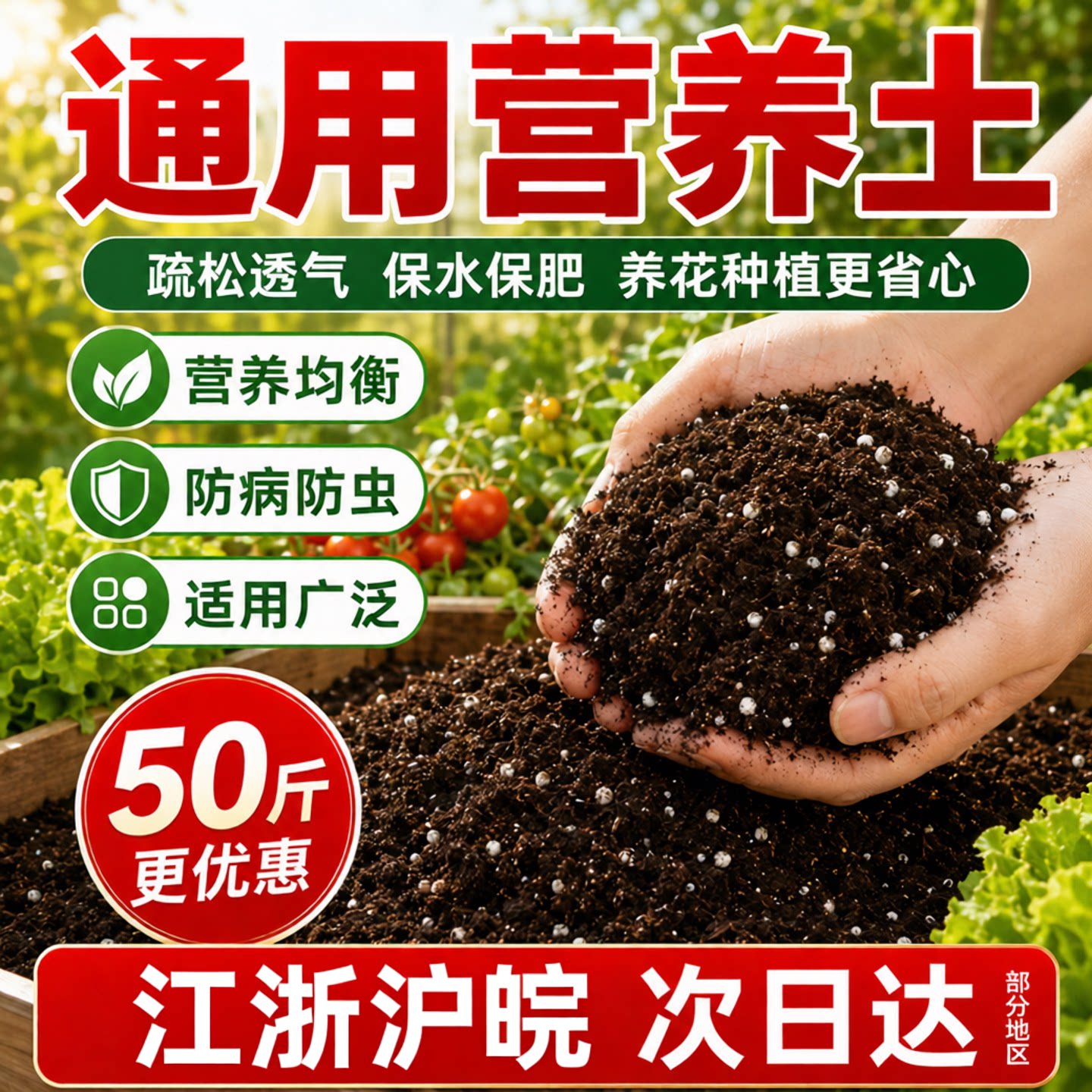 江浙沪皖专售通用营养土花卉种植图片