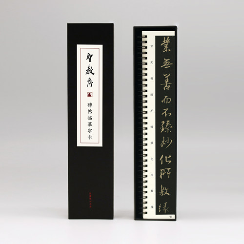 一起练字圣教序临摹字卡行书练习