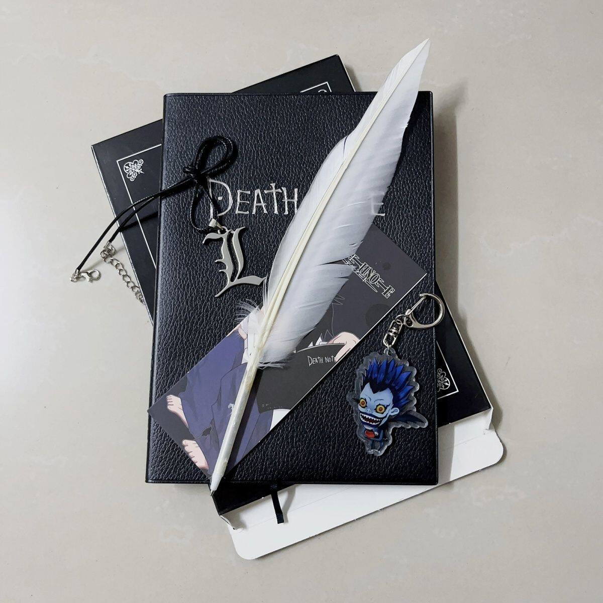 死亡笔记本周边笔记本Deathnote夜神月漫画动漫羽毛笔cos