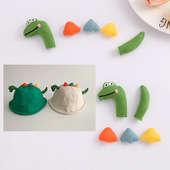 鞋 毛绒配饰帽子配件新款 卡通动物头耳朵充棉公仔DIY服装 帽辅料