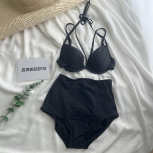 泳装 度假比基尼泳衣女钢托聚拢大小胸性感三点式 折扣 品牌断码