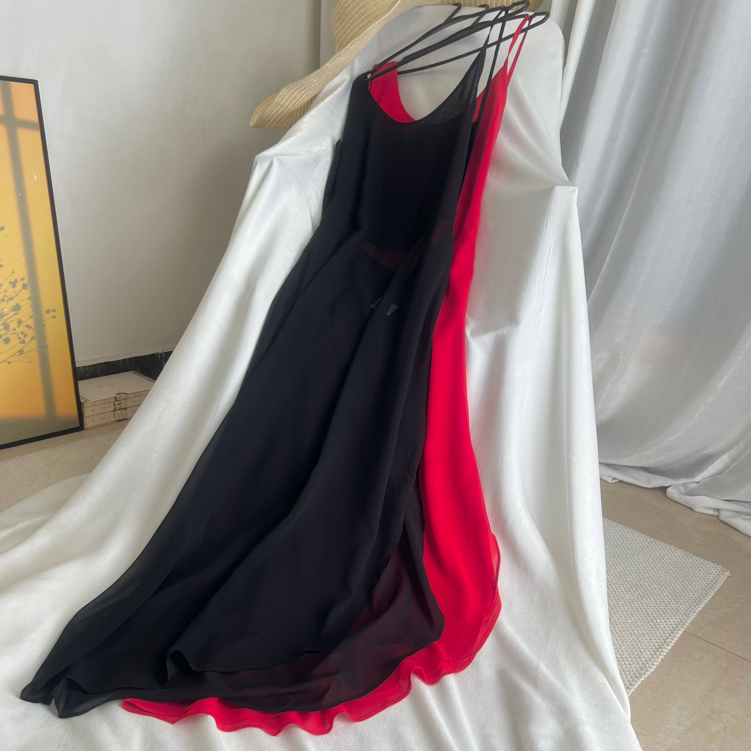 品牌断码折扣】性感大露背诱惑女神个性纯色沙滩裙性感连衣裙裹裙