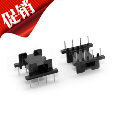 EFD20骨架卧式4+4针变压器材料排距=17.5mm