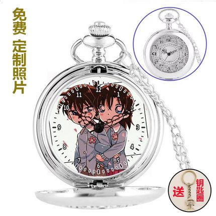 动漫名侦探柯南怀表手表项链表胸吊坠学生周边青少年二次元定制