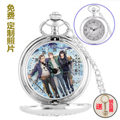 二次元 吴邪 复古翻盖手表项链石英表 张起灵同款 盗墓笔记周边怀表