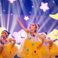 六一儿童演出服蓬蓬裙女童纱裙舞蹈裙幼儿园表演服小星星可爱新款