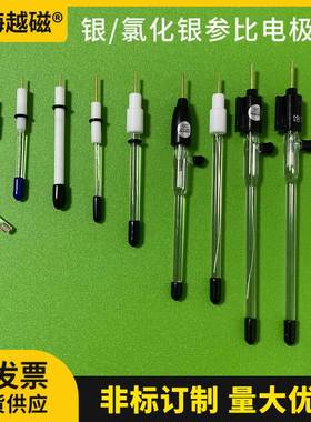 上海越磁R0302/R0303/R0305饱和氯化银参比电极R0306 Ag/Agcl 6mm