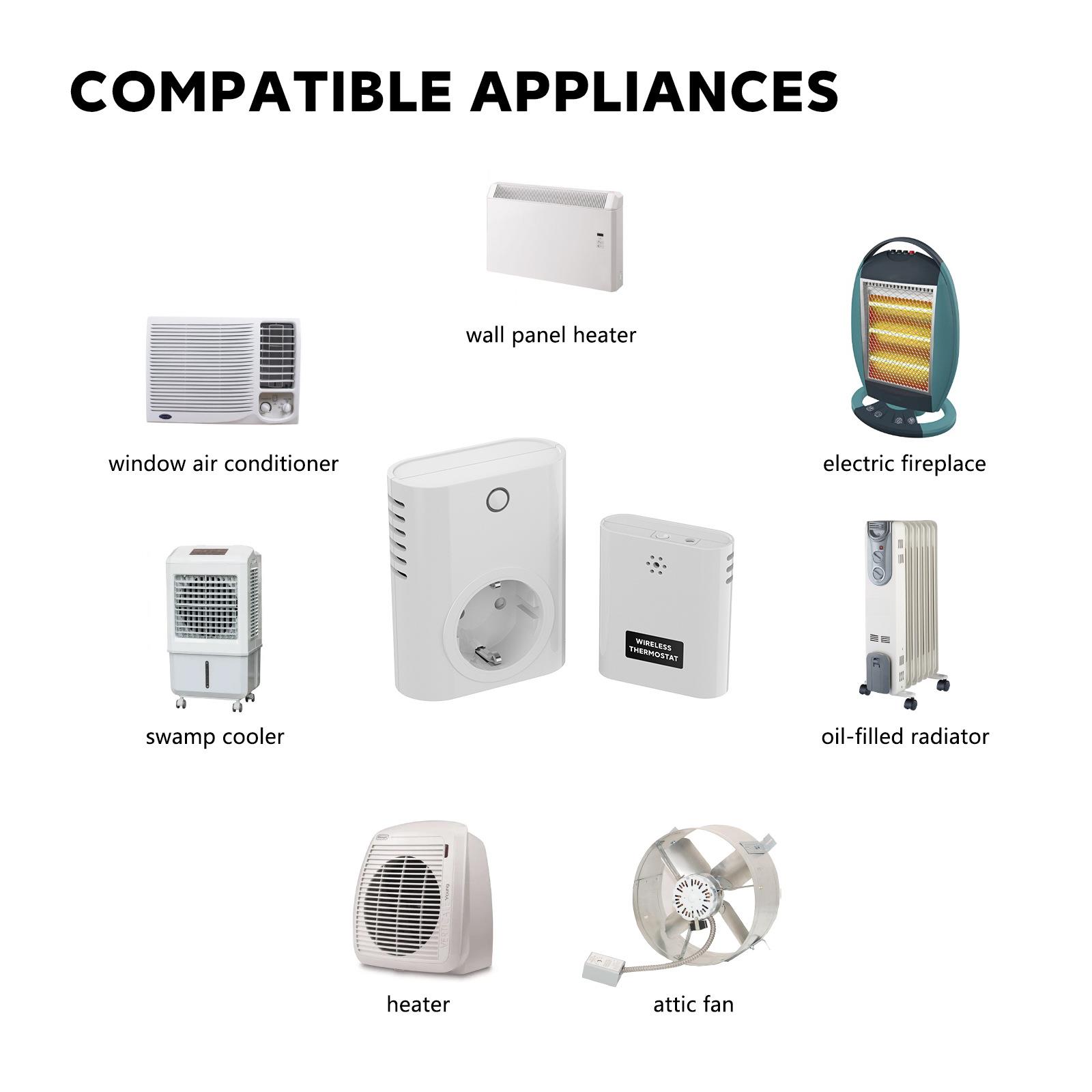 原厂供应WiFi智能温控电表插座带温度控制和电量统计功能