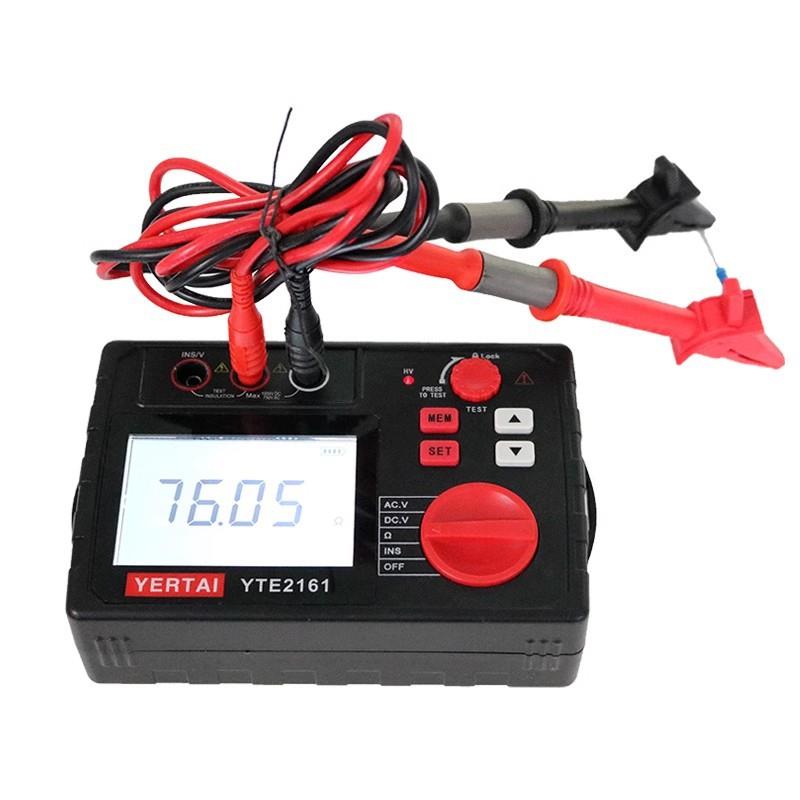 杭州中创手持1000V2500V高压数字兆欧表10GΩ电工绝缘电阻测试仪