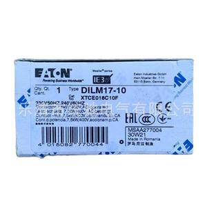 240V60Hz EATON伊顿穆勒 230V50Hz XTCE018C10F 接触器DILM17