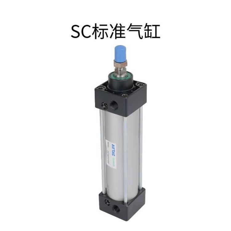亚德客可调气缸大推力全套长行程加长型双向 SCJ40*150-50
