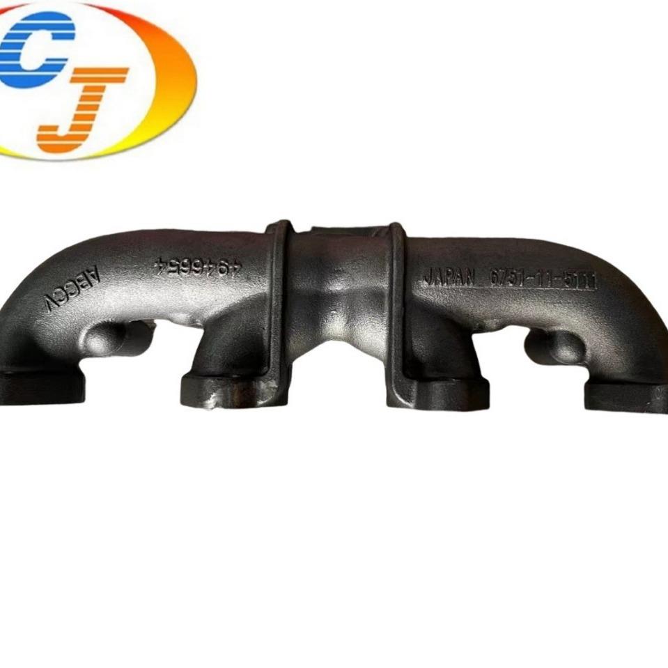挖掘机排气支管适用于康明斯QSB4.5排气歧管6751-11-5111