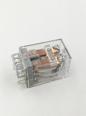 DC24V金海小型中间继电器JH1304 024-2Z1T二组10A宽8插脚HH62P