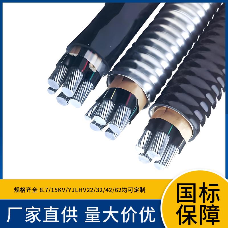ZCYJLHV22 26/35KV 3芯25 35 50 70 95 120平铠装铝合金高压电缆
