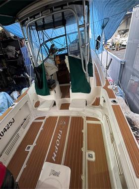 2008 Bayliner Trophy 2902 Walkabout 游艇船舶EVA柚木地板