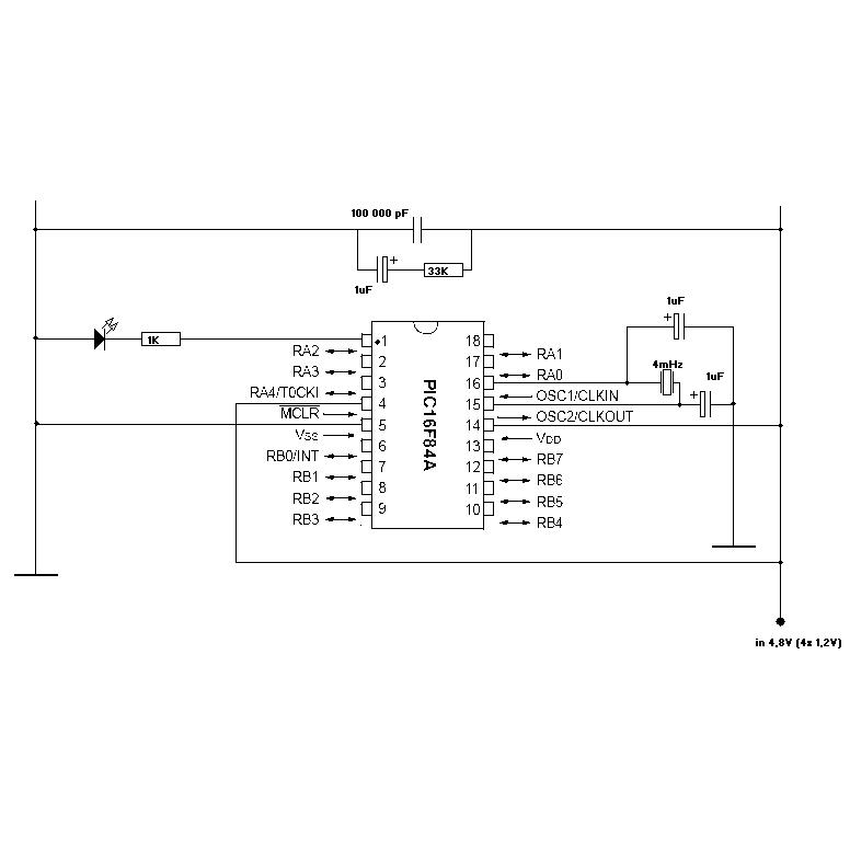 PIC16F84A-04/P 8位PIC微控制器 DIP18 直插 全新原装