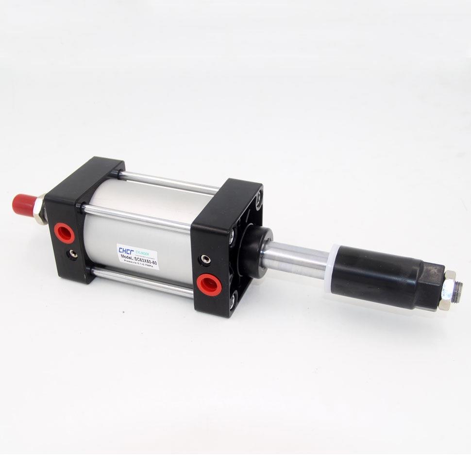 可调标准气缸SCJ40X25X50X75X100X125X150X200-25-30-50-100-S