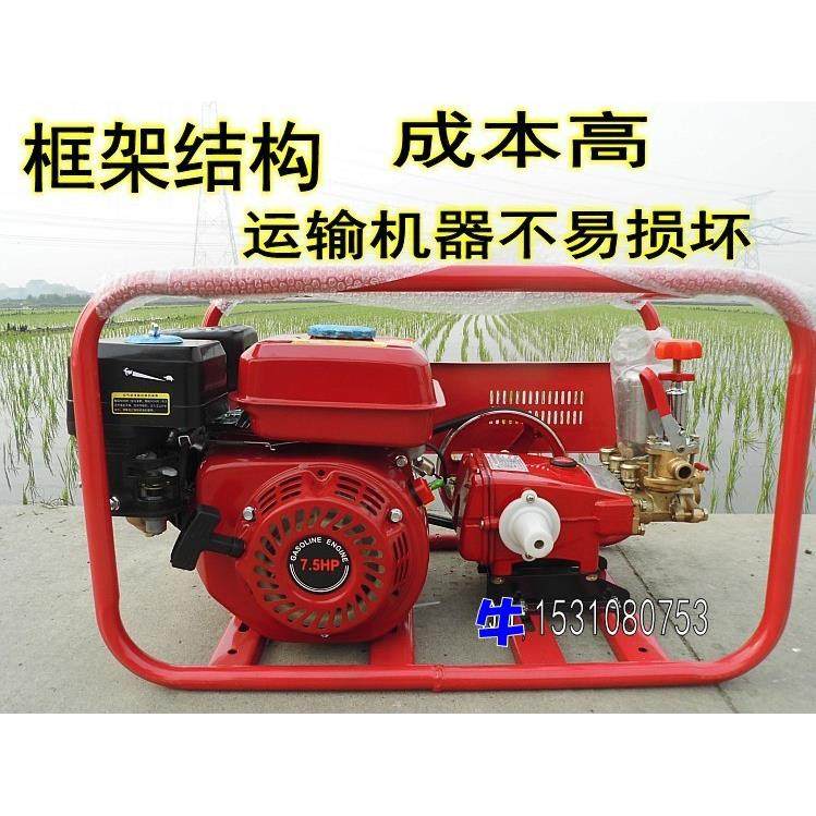 170F农用机动喷雾器打药机/担架式26三缸柱塞泵园林喷雾器水泵