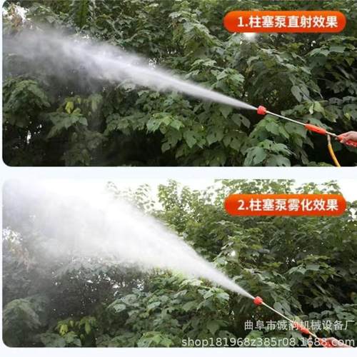 农用高压打药喷枪直喷雾化轴流防风远程加长水枪果树植物农田