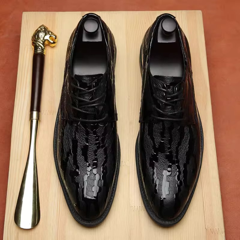 男鞋秋季透气2025新款增高英伦商务正装软底男士休闲皮鞋结婚真皮