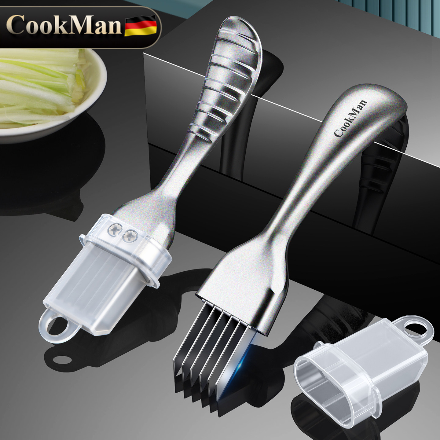 切葱丝神器304不锈钢葱丝刀家用刮葱花划丝工具商用刨葱丝切丝器,厨房/烹饪用具,多功能切菜器,淘宝优惠券,粉丝福利购,淘宝优惠卷