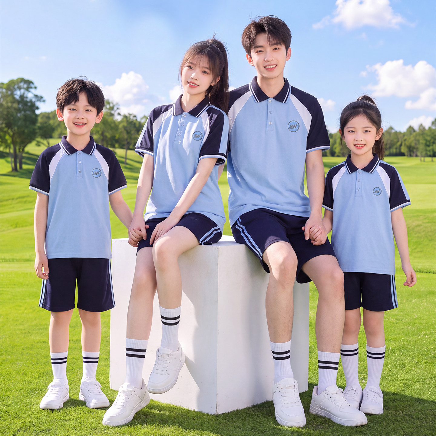 广东省汕尾市统一校服厂家直销图片