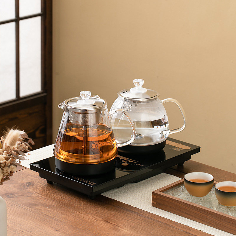 全自动电热烧水壶底部上水嵌入式茶具茶几茶桌抽水台泡茶一体专用
