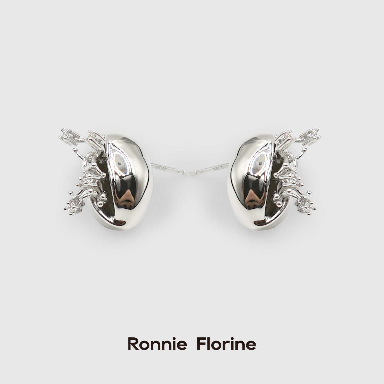 Ronnie Florine 原创设计 高冷小姐系列 豆蔻耳钉