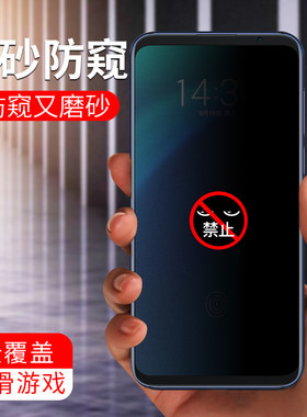 魅族16th防窥钢化膜抗指纹电竞
