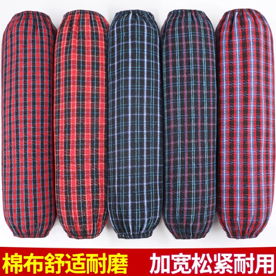 加长加大纯棉袖套粗棉长款工厂工作劳保耐磨加厚全棉套袖男女护袖