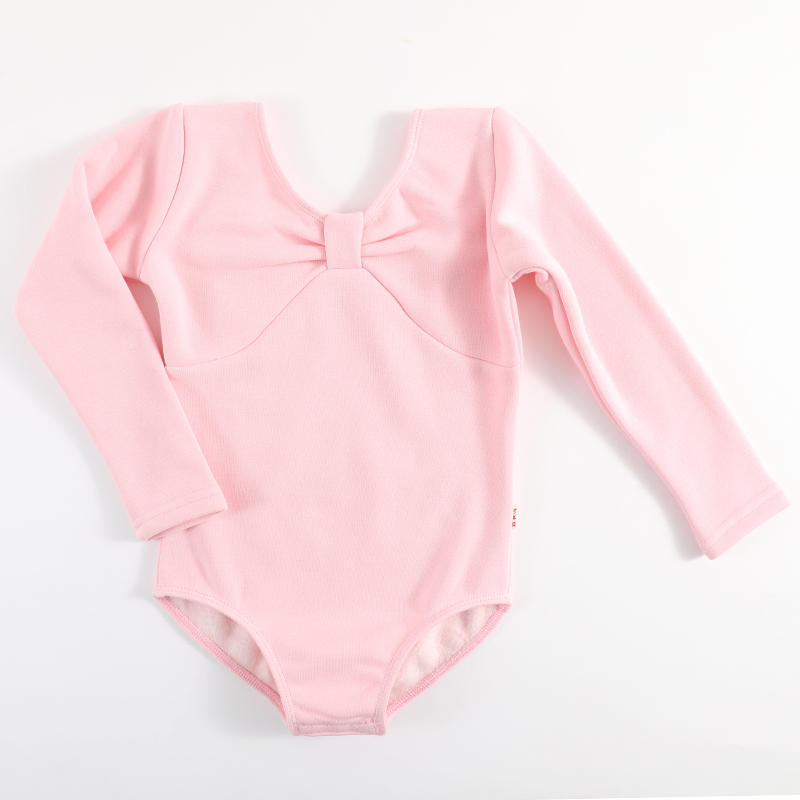 儿童舞蹈服练功加绒连体舞