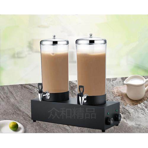 咖啡鼎自助饮料机商用冷热制冷果汁鼎电加热单头双头玉米汁牛奶桶