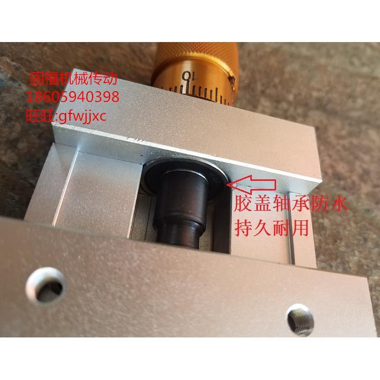 新品一维精密滑台丝杆滑台工作台铝合金燕尾槽拖板导轨一维滑台手