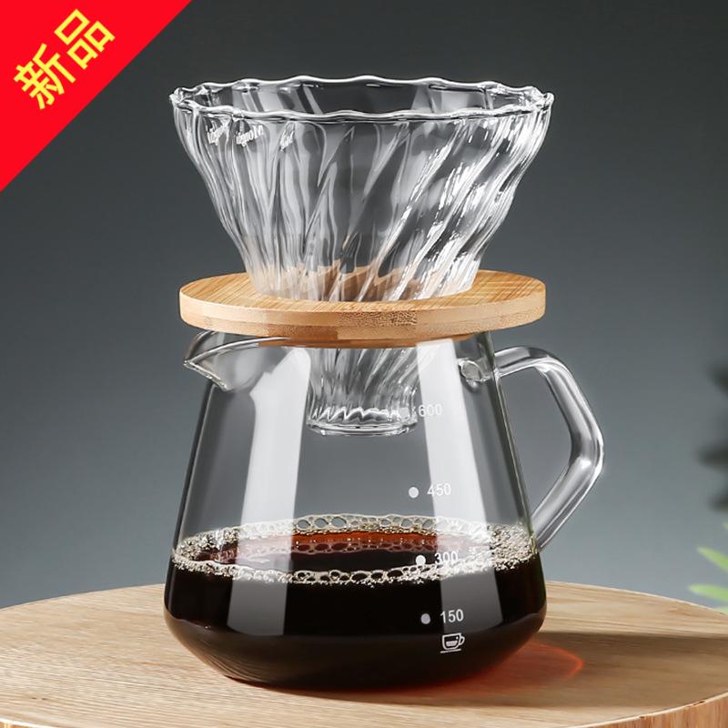 咖啡壶手冲咖啡滤杯滴漏壶玻璃