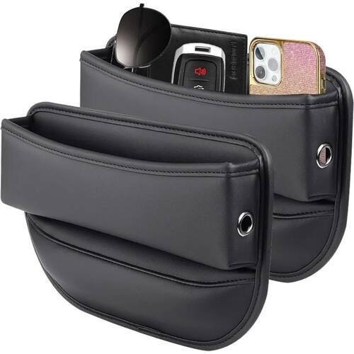 Leather Car Seat Gap Filler Organizer and Storages Automotiv