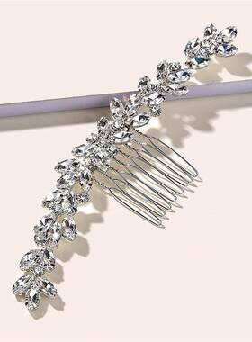 Simple Hair Combs Hair Accessories For Women Bride Rhineston