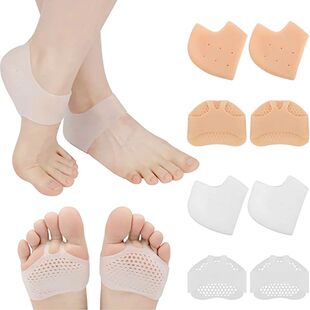 Heel Forefoot Silicone Metatarsal Pads Gel Pair Protectors
