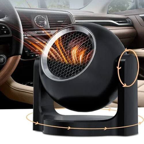 Portable Car Heater 12V 120W  Electric Heating Fan Automatic
