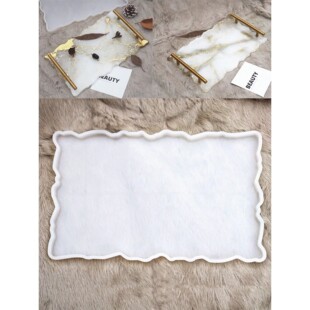 Silicone Large Pallet Mold with Handle Resin Mold Irregular