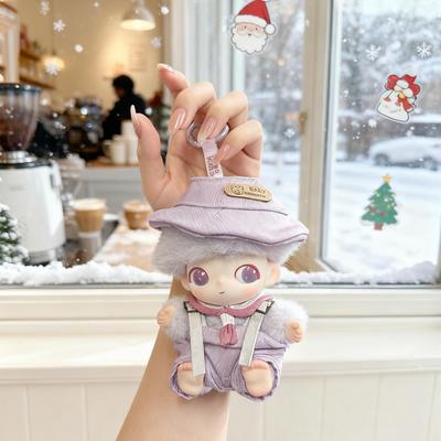 DIMOO娃衣DIMOO新品新生日记娃衣潮玩公仔衣服替换装紫色工装套装