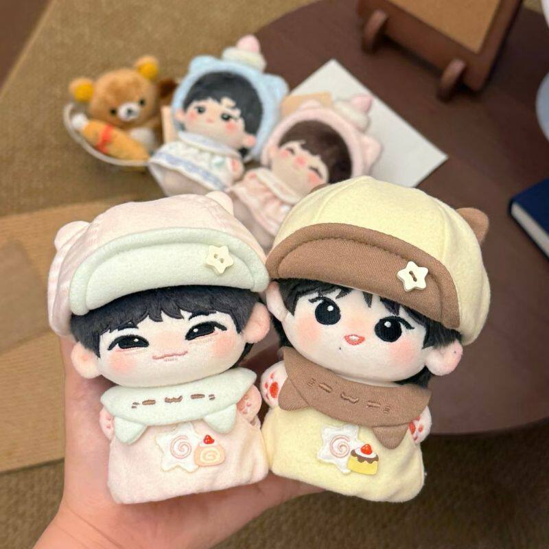 10cm新品娃衣服"布丁蛋糕"草莓蛋糕"棉花娃娃换装可爱超萌海星体