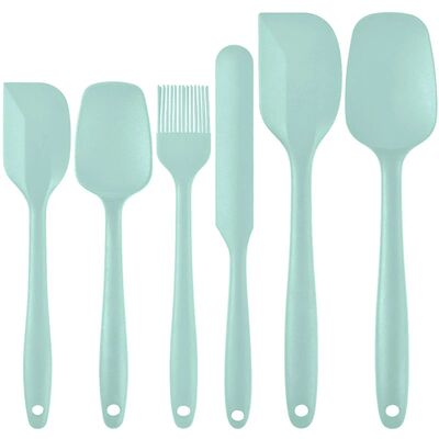 6pcs Silicone Spatula Set for Cooking Baking Tools Food Grad
