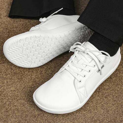 Wide-Toe-Box Barefoot Shoes for Men Minimalist Breathable Co