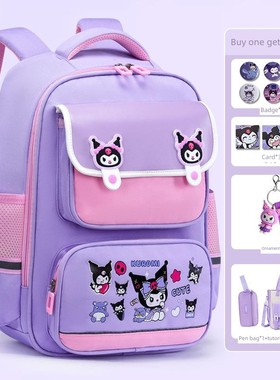 kuromi stationary girls bag kurumi schoolbag書包庫洛米小学生