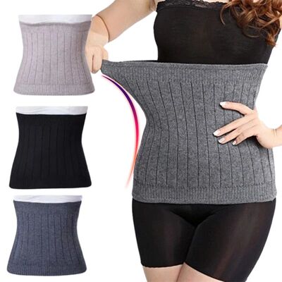 Warmer Protection Waist Belts for Woman Warmer Wool Waist Su