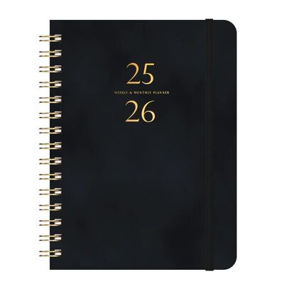 2025 Planner, Weekly and Monthly Planner Spiral BoundJuly 25